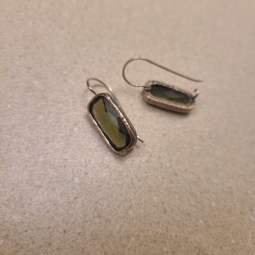 Silpada Green and Gold Earrings